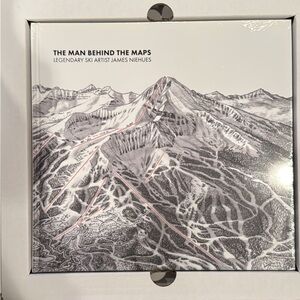 NWT James Nehues Ski Map Book
